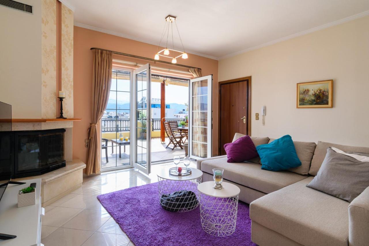 Central Penthouse In Quiet Neighborhood Near Sandy Beach Hanya Dış mekan fotoğraf